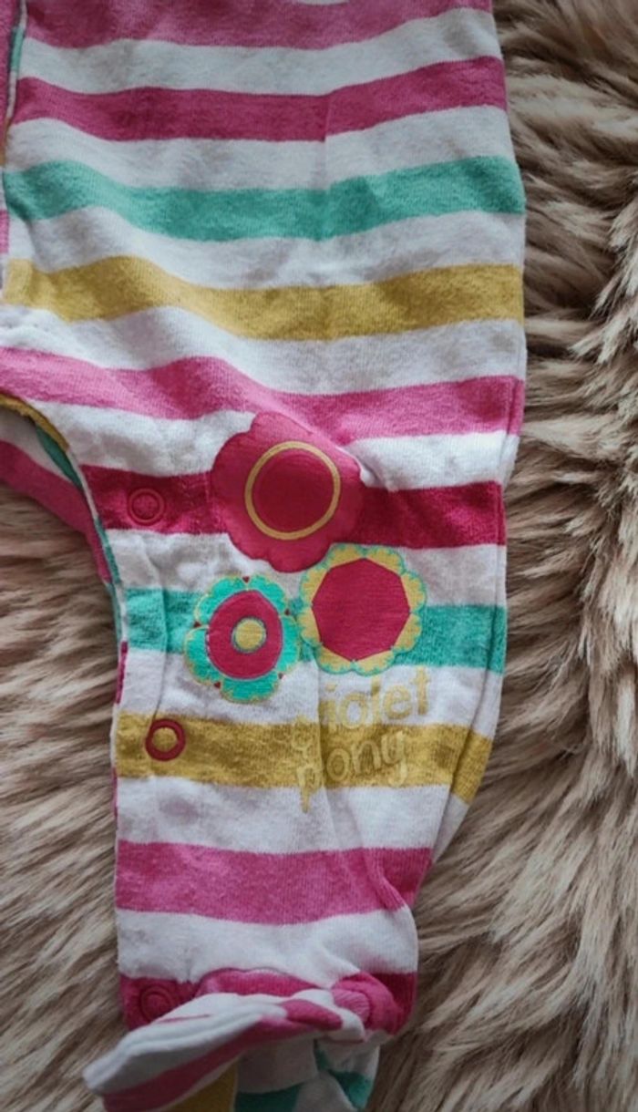 Pyjama fin rayé orchestra 1 mois - photo numéro 3