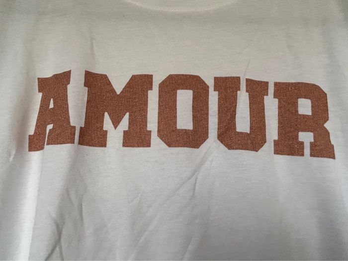 T-shirt blanc amour Adilynn - photo numéro 2