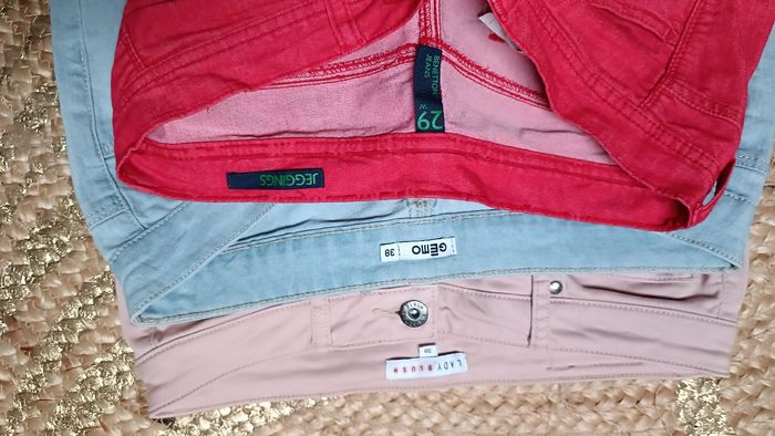 Lot de 3 jeans pantalons femme 38 🌿 - photo numéro 3