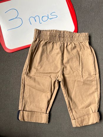 Pantalon 3 mois beige