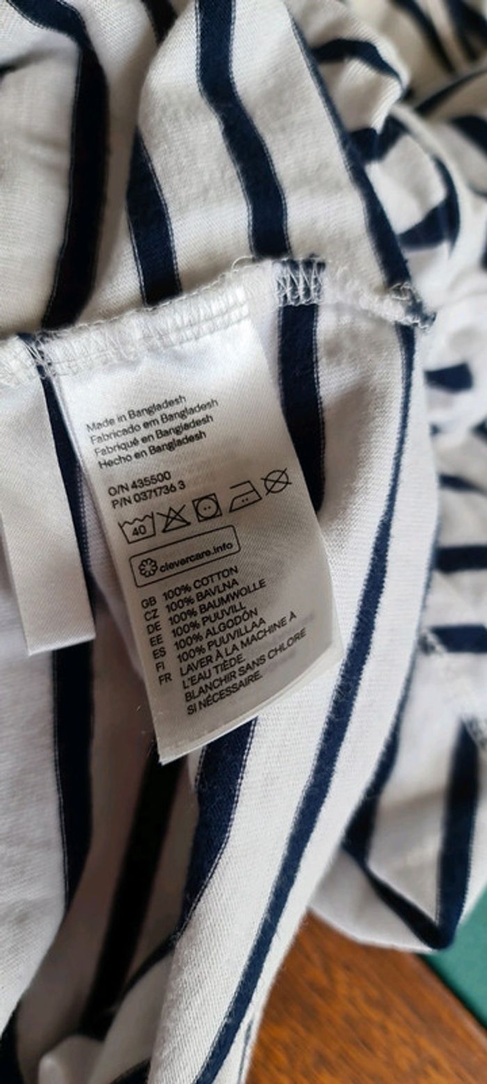 Robe marinière 10 ans 100% coton H&M - photo numéro 5