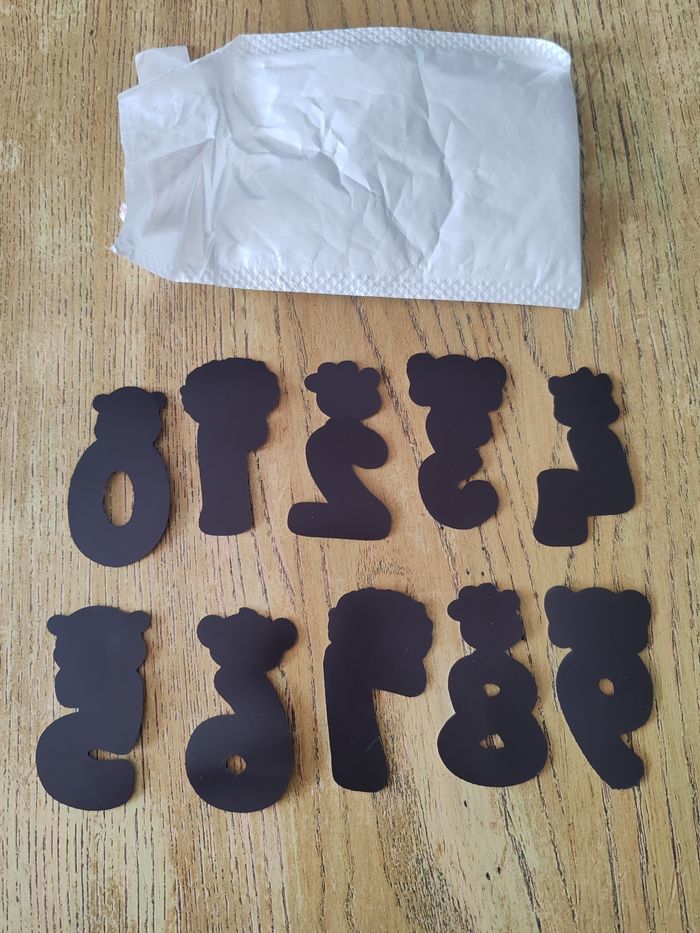 Aimant souple nombre animaux - photo numéro 2