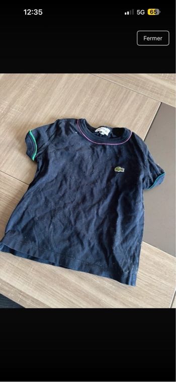 TEE shirt lacoste  