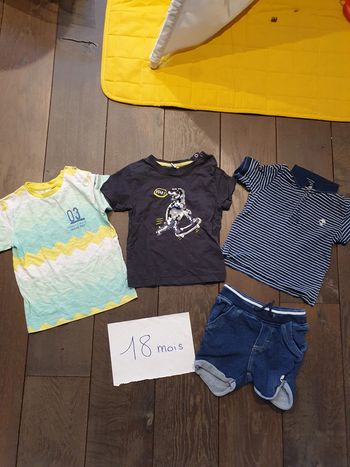 Lot de vêtements 18 mois garçon été