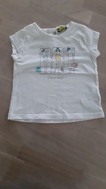 Tee shirt fille 9 mois