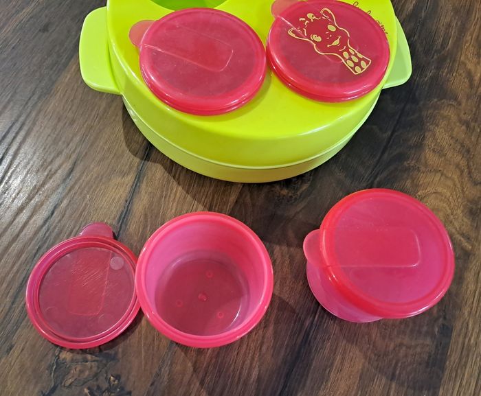 Assiette combi repas bébés Sophie La Girafe - photo numéro 5