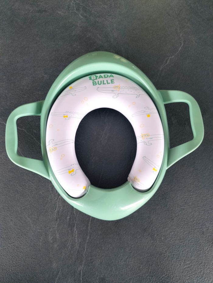 Réducteur de toilette anti dérapant