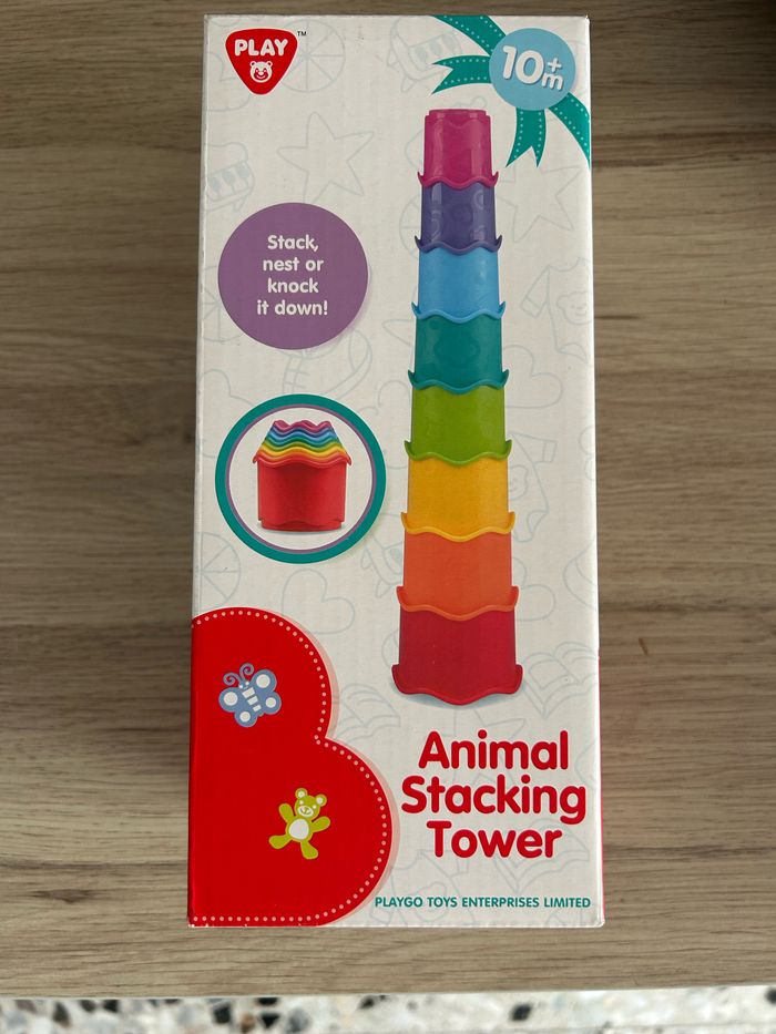 Tour d'empliage gobelet motif animaux