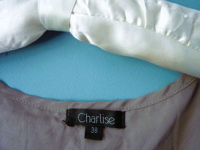 Robe Femme 38 M Charlise beige collection été TBE sans manches - photo numéro 5