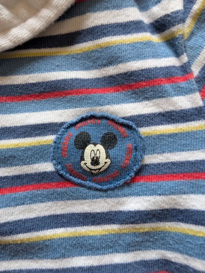 T-shirt manches longues rayé Mickey - photo numéro 3
