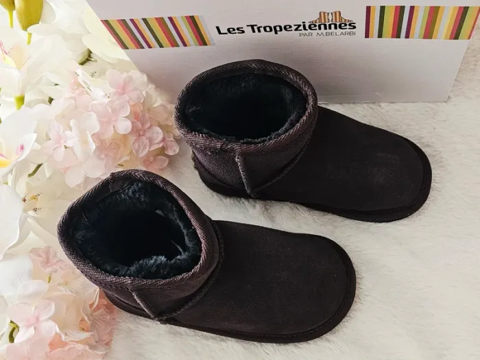 Bottes Bottines Fourrées Cuir Les Tropeziennes T30 - photo numéro 3