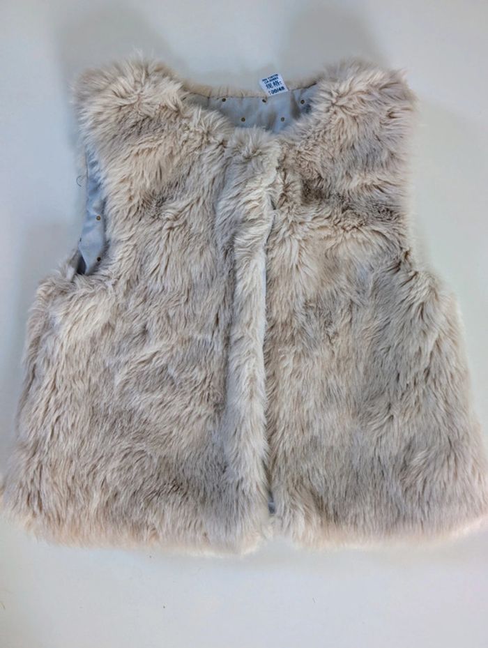 Gilet sherpa mouton fausse fourrure mixte Okaïdi 3 ans