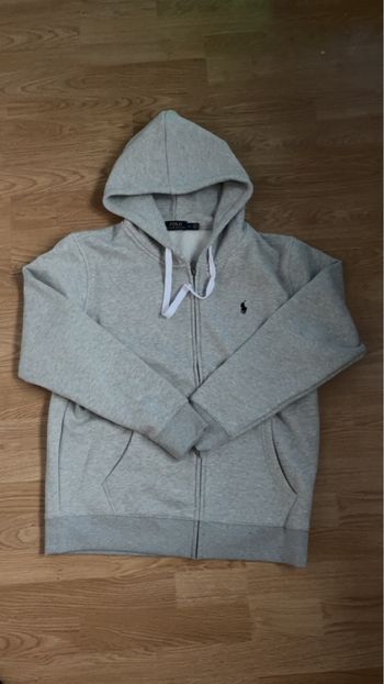 Veste Zip Ralph Lauren Gris
