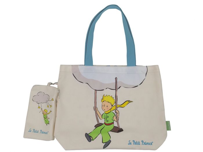 Le Petit Prince Nube Shopping bag avec Porte-Monnaie