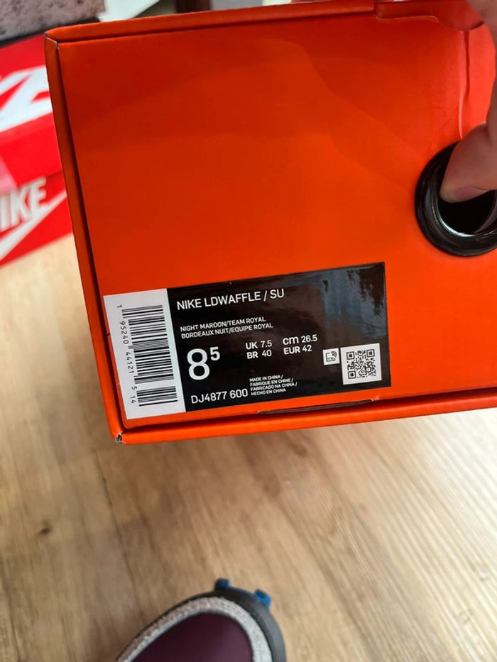 Nike LD Waffle Sacai Undercover Night Maroon Team Royal 42 - photo numéro 6