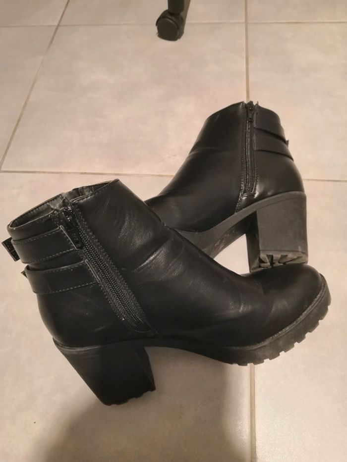 Bottine à talon noir - photo numéro 4