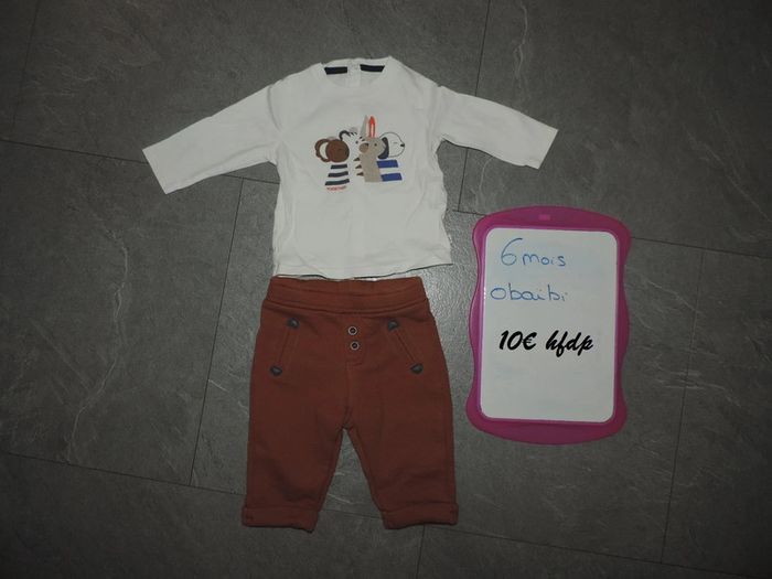 ensemble obaibi taille 6 mois