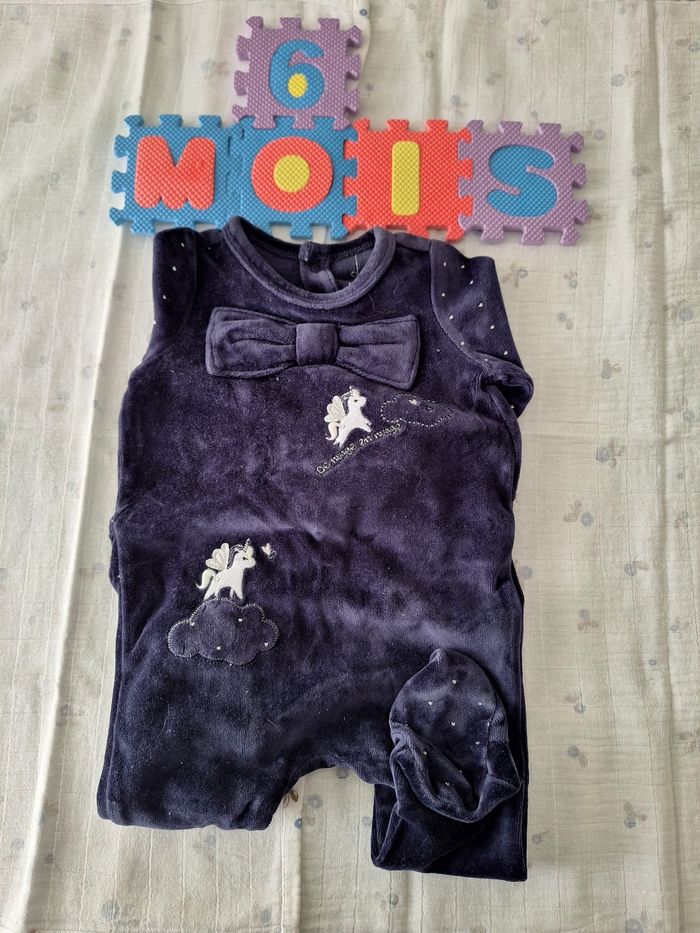 Lot de 3 grenouillères bébé fille - photo numéro 5