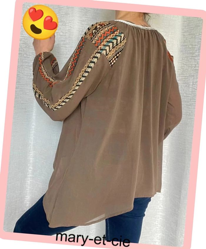 SOLDÉ - Blouse manches longues taille 2 - Cherry - photo numéro 4