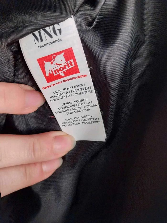 Veste  grise  épaisse Mango  T40 - photo numéro 5