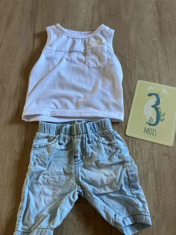 Ensemble garçon 3 mois