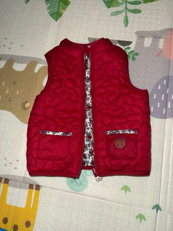 Veste sans manche fille 18 mois