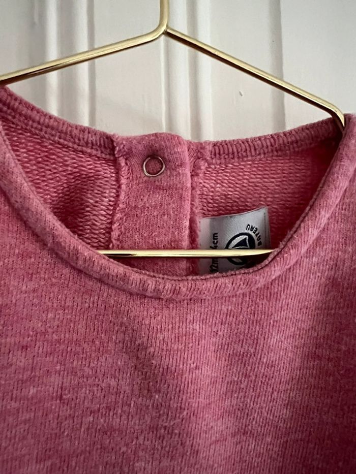 Robe petit bateau rose 12 mois - photo numéro 2