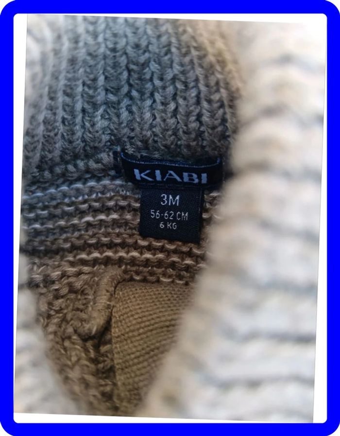 Gilet 3 mois Kiabi - photo numéro 3