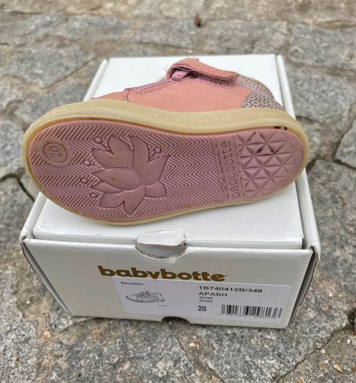 Chaussures fille montantes babybotte, taille 20 - photo numéro 3