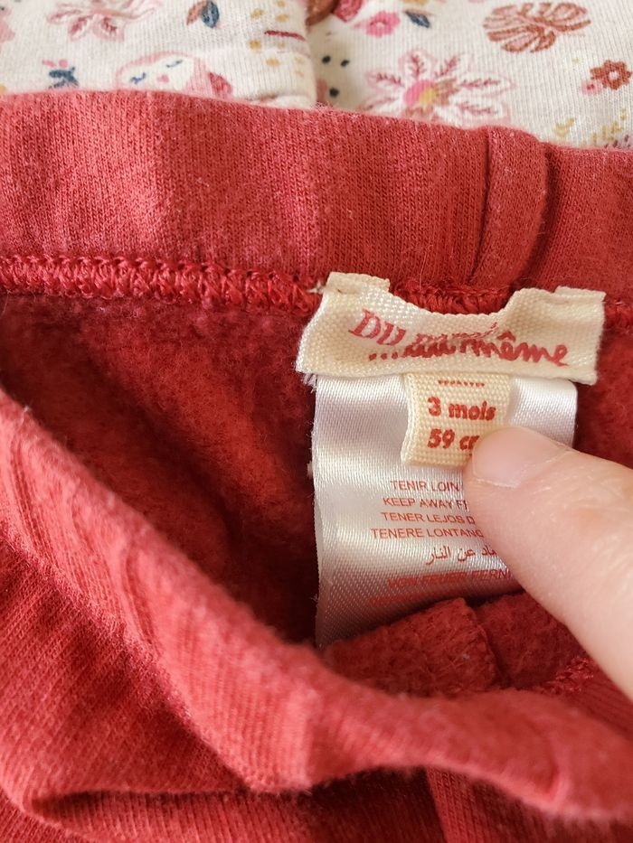 Ensemble robe et leggings 3 mois Du Pareil au même - photo numéro 3