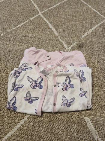 Lot de 2 grenouillères