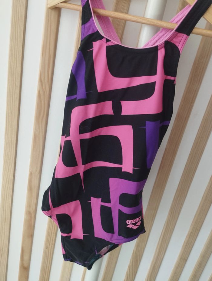Maillot de bain arena rose/violet 10ans - photo numéro 2