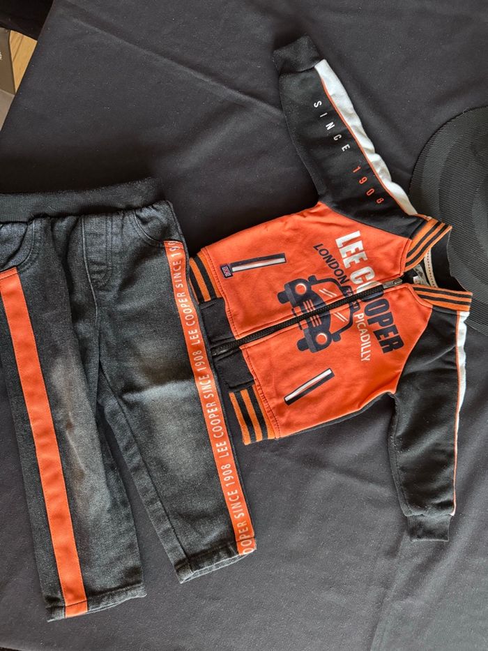 Ensemble Lee Cooper 18 mois Orange