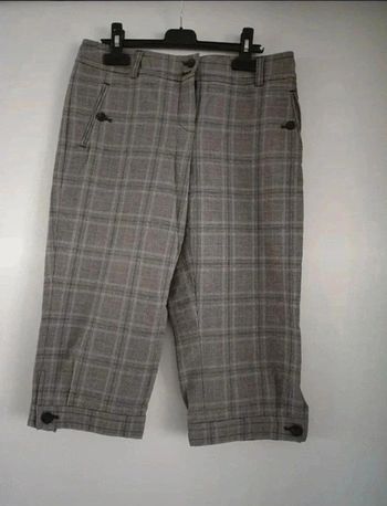 Neuf Corsaire Esprit Collection imprimé Prince de galles gris taille 36