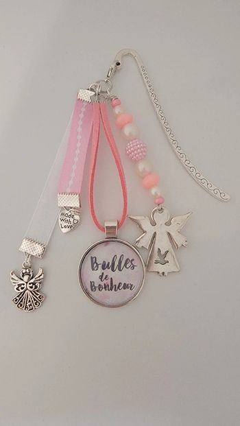 Cadeau bonheur, bijoux de sac ou marque page " bulles de bonheur "