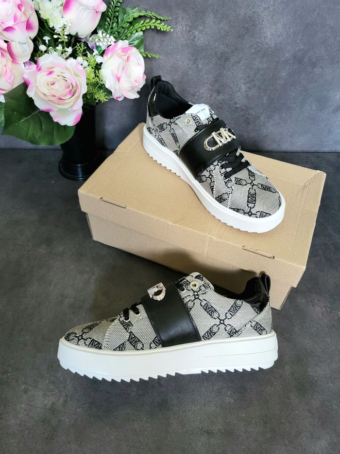 Michael Kors Emmett Lace Strap Neutral Black Grey - 43S3EMFS1Y 102 - Size : 38.5 🌈🌈 - photo numéro 3