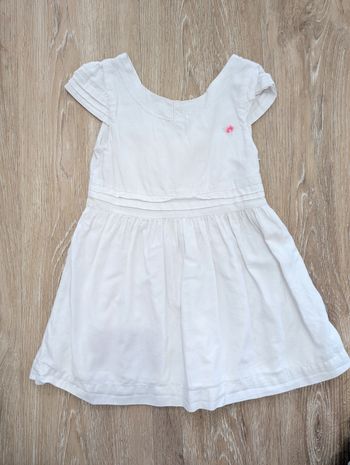 Robe blanche 36 mois bébé fille