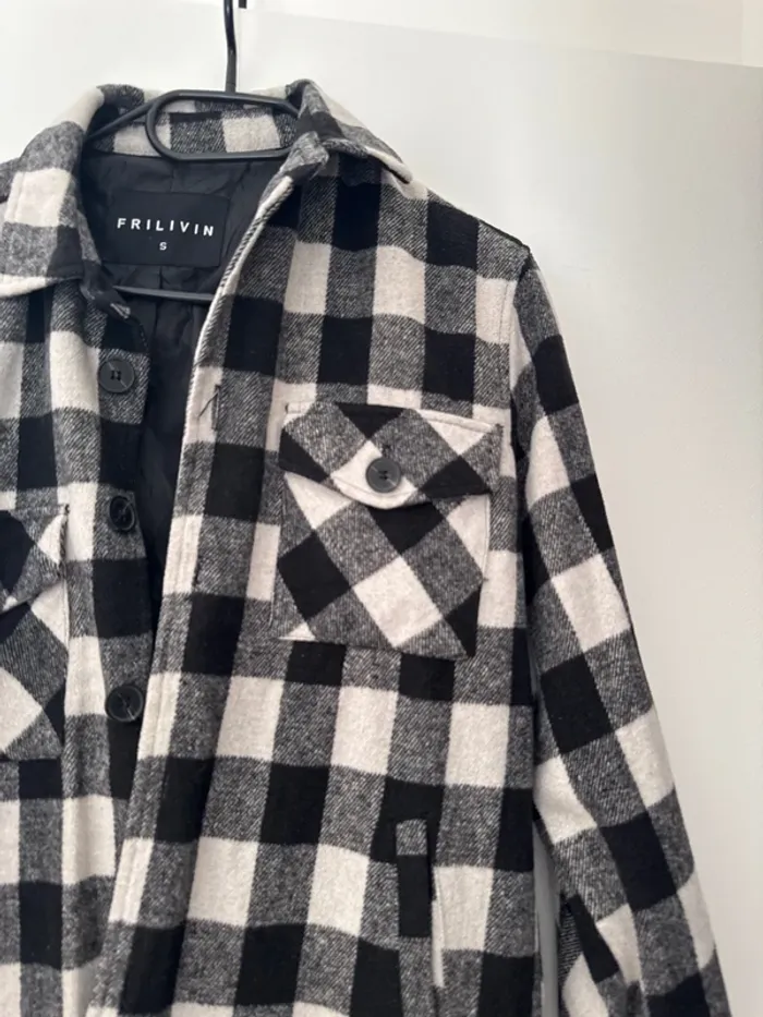 Veste surchemise à carreaux - photo numéro 2