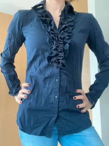 Blouse river woods bleu marine 34