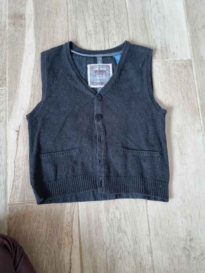 Gilet sans manche costume