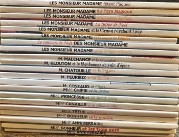 Lot complet vente à l’unité – Livres Monsieur Madame