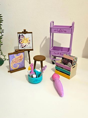 Coffret raiponce jeu chariot toile