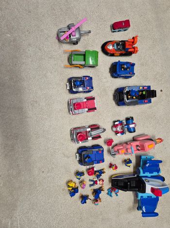 Lot de figurine pat patrouille 