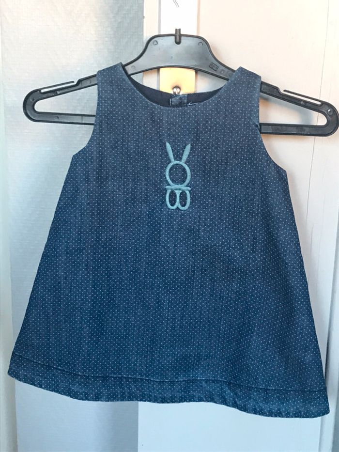 Robe en jeans doublée