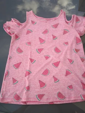 Tee shirt Fille  Imprimé Pastèque