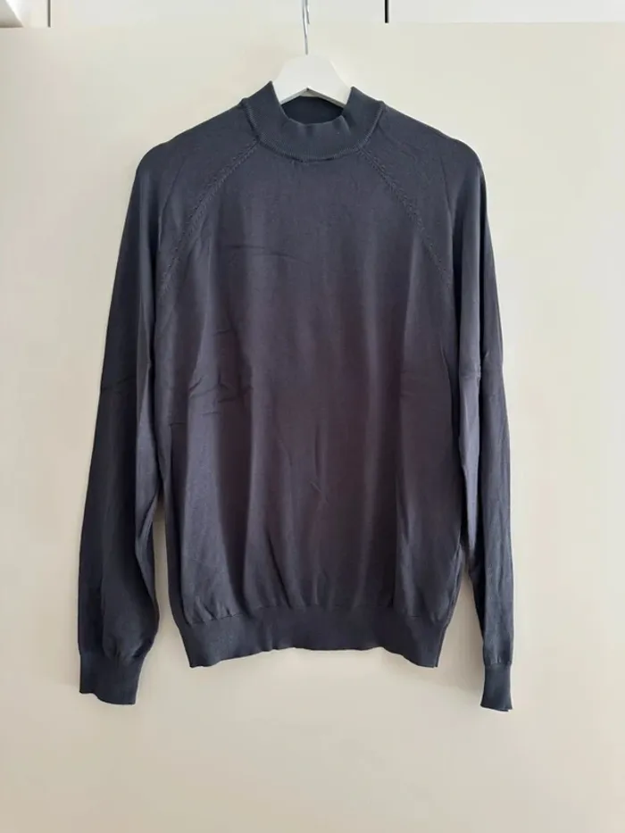 Pull zara homme gris taille S - photo numéro 2