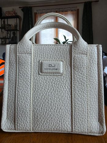 Sac à main David Jones beige crème –Très bon état