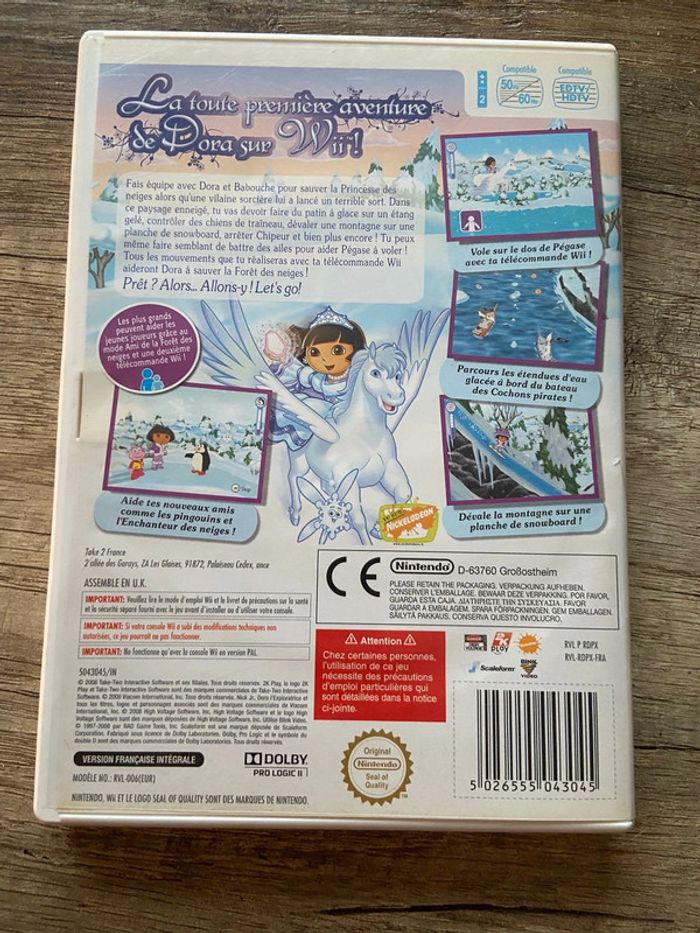 Dora sauve la princesse des neiges nintendo wii - photo numéro 3