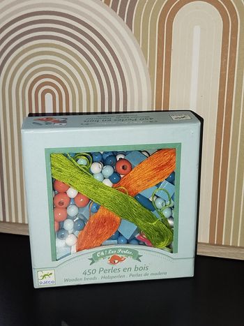 Djeco Coffret perles en bois