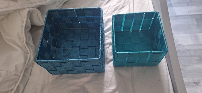Panier de rangement en tissu - photo numéro 2